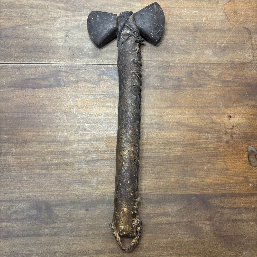 Native American Style Stone Axe Decor